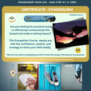 Certificate - Evangelism